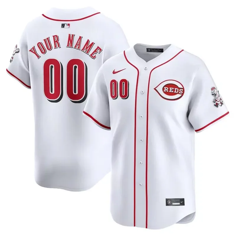 Barry Larkin Cincinnati Reds Cooperstown Collection Mesh Batting Practice Button-Up Jersey Black - Image 2