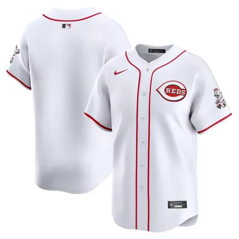 Hunter Greene Cincinnati Reds Home Player Jersey White - Image 5