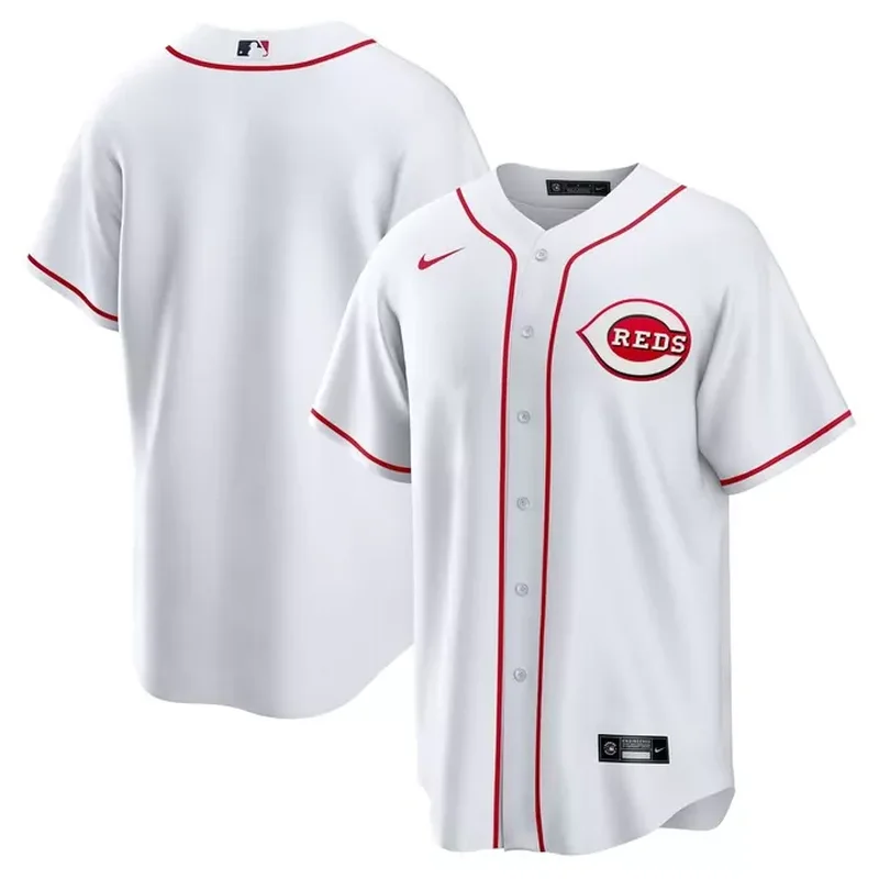 Cincinnati Reds Home Team Jersey White