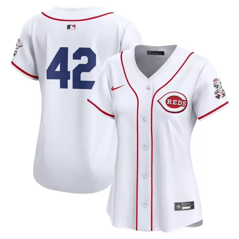 Hunter Greene Cincinnati Reds Home Player Jersey White - Image 3