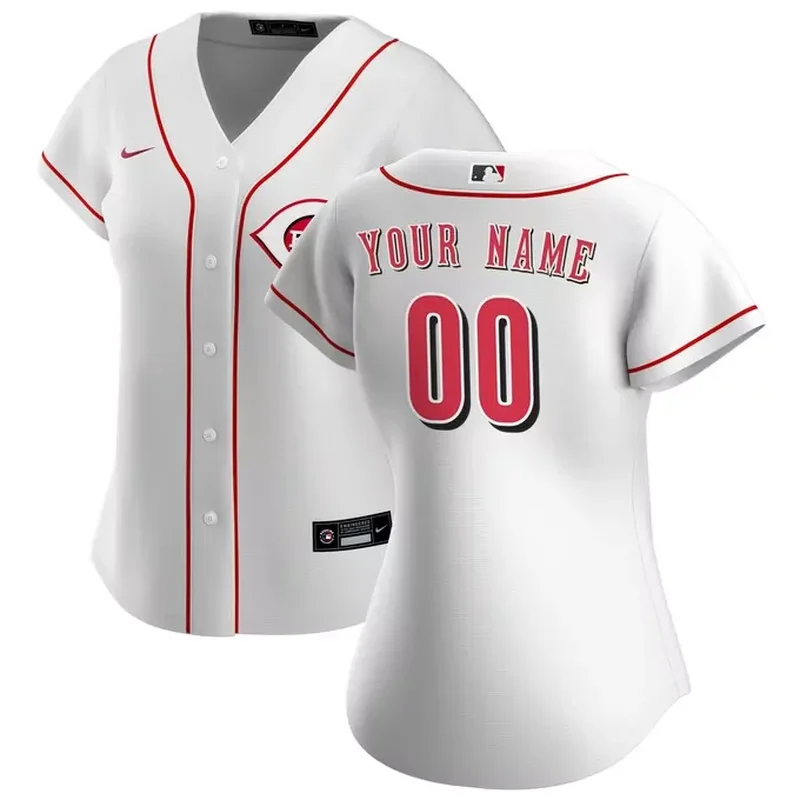 Cincinnati Reds Majestic Alternate Los Rojos Cool Base Jersey Scarlet - Image 2