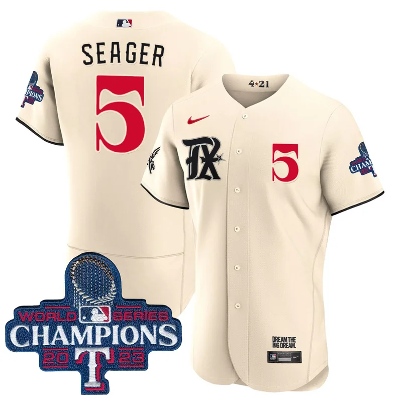 City Connect corey seager texas rangers 2023 world series champions City connect jersey all stitched