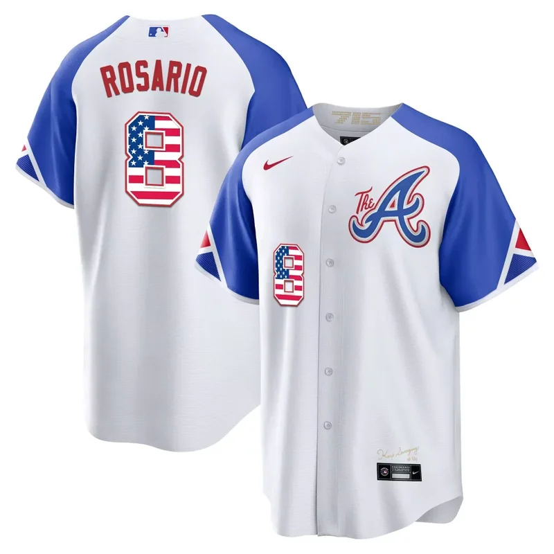 City Connect Matt Olson Atlanta Braves The A Gold Flag Cool Base Jersey All Stitched - Image 3