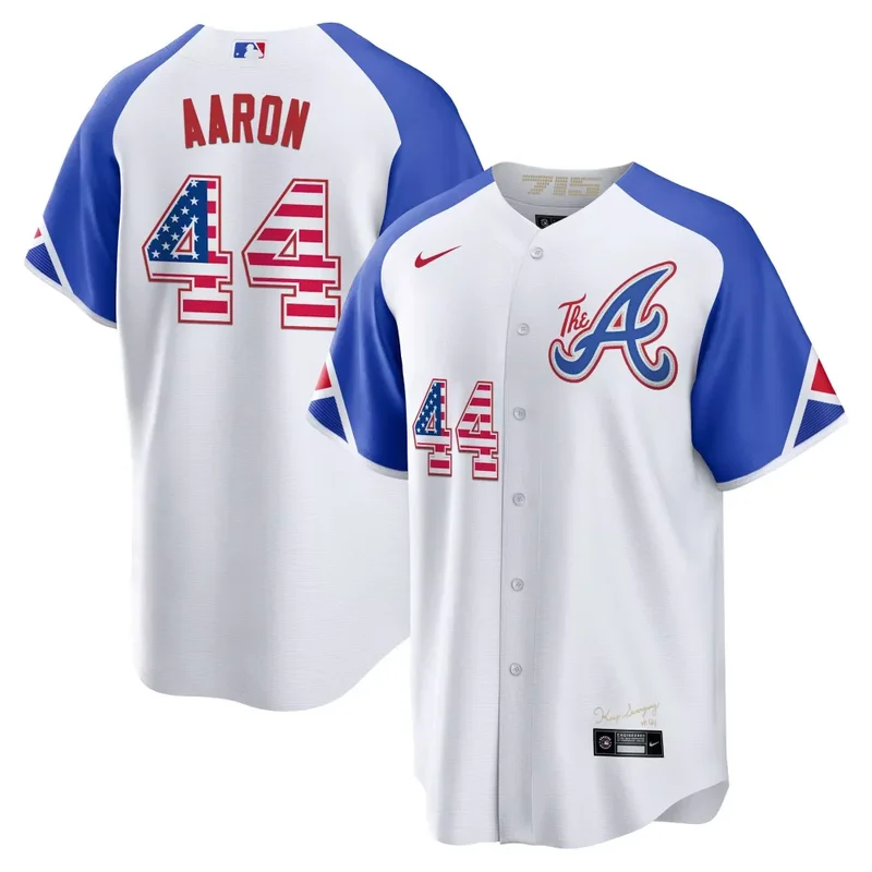 City Connect Matt Olson Atlanta Braves The A Gold Flag Cool Base Jersey All Stitched - Image 4