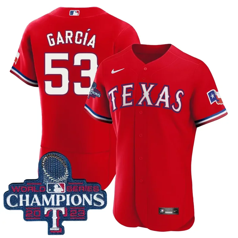 City Connect Texas Rangers 2023 World Series Champions City Connect Team Jersey - Image 4
