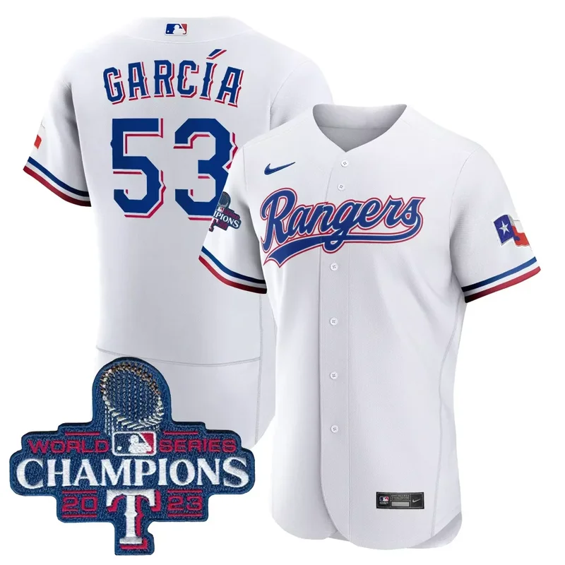 City Connect Texas Rangers 2023 World Series Champions City Connect Team Jersey - Image 2