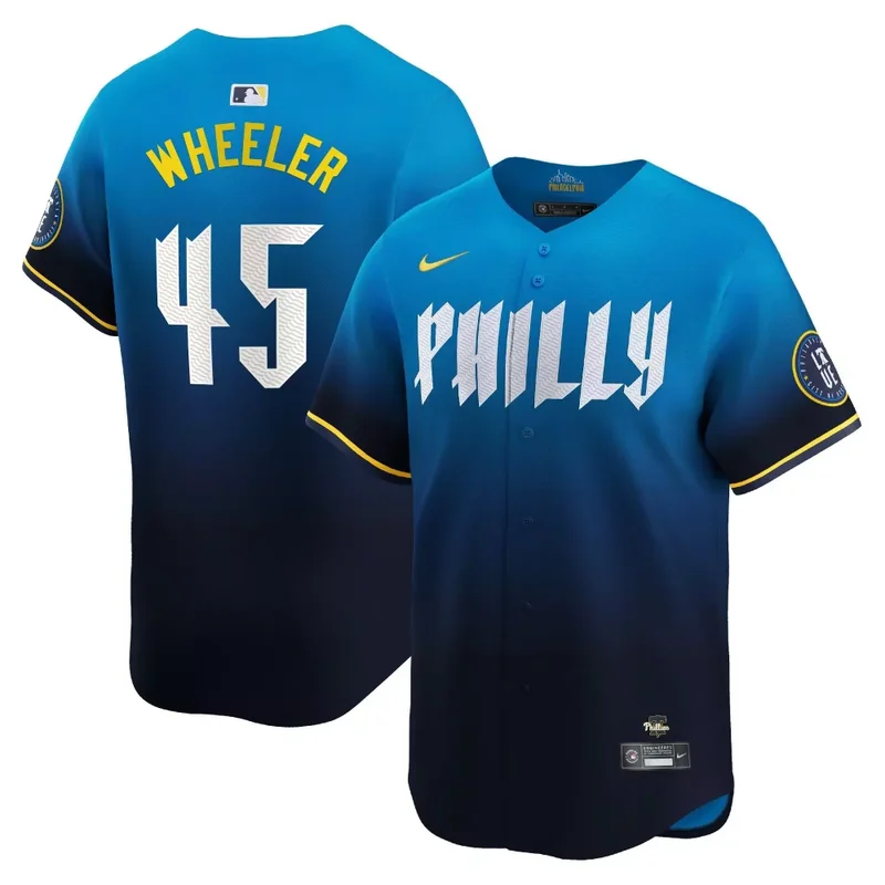 City Connect Zack Wheeler Phillies 2024 City Connect Vapor Premier Limited Jersey All Stitched
