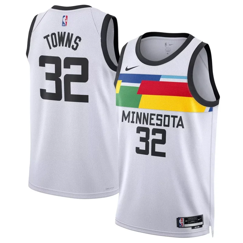 City Edition Karl Anthony Towns Minnesota Timberwolves 2023 City Edition Jersey
