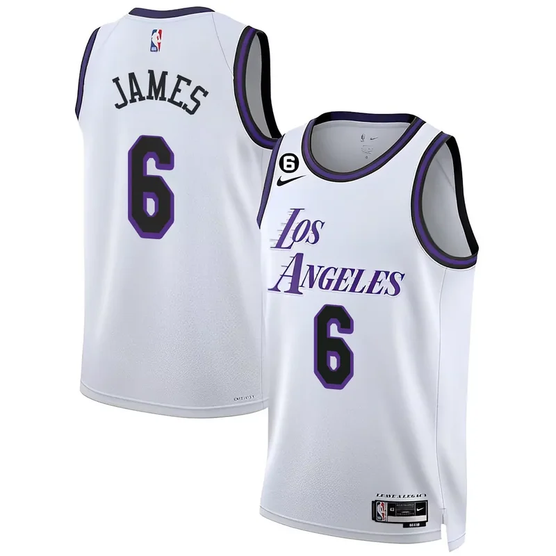 City LeBron James los angeles lakers 2023 jersey collection all stitched