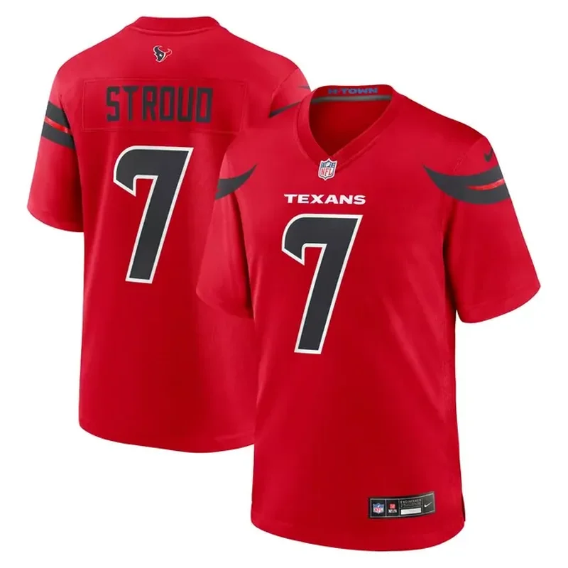 Will Anderson Jr Houston Texans Alternate Game Jersey Red - Image 3