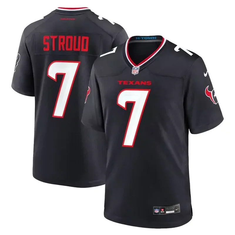 CJ Stroud Houston Texans Game Jersey Navy