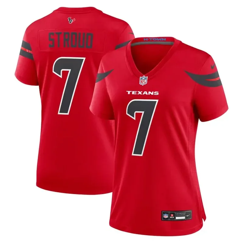 CJ Stroud Houston Texans Womens Player Jersey Navy - Image 3