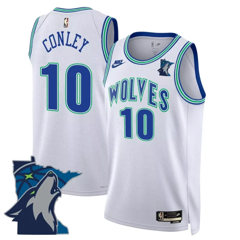 Classic Rudy Gobert Minnesota Timberwolves Swingman Jersey V2 Minnesota Patch All Stitched - Image 2