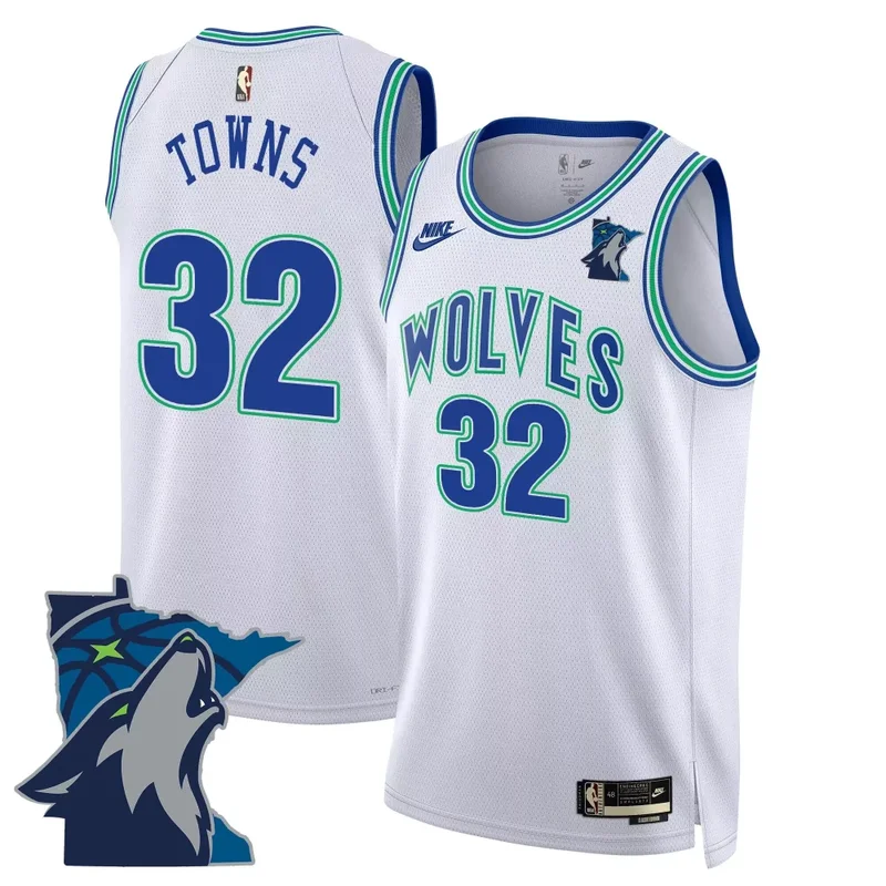 Classic Rudy Gobert Minnesota Timberwolves Swingman Jersey V2 Minnesota Patch All Stitched - Image 3