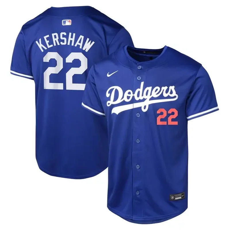 Los Angeles Dodgers Womens Alternate Team Jersey Royal - Image 3