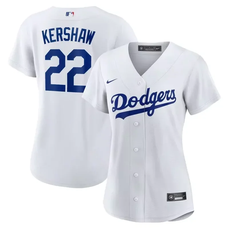 Clayton Kershaw Los Angeles Dodgers Womens Home Player Jersey White