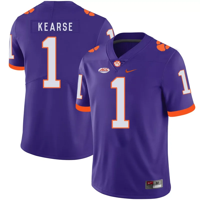 Clemson Tigers 1 Jayron Kearse Purple College Jersey