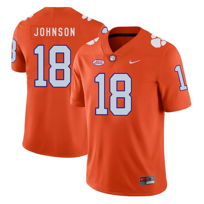 Clemson Tigers 17 Bashaud Breeland Orange College Jersey - Image 5