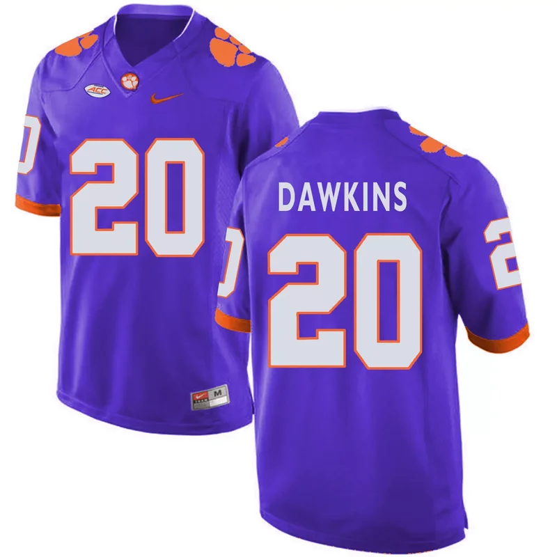 Clemson Tigers 2 Kelly Bryant White 2018 Breast Cancer Awareness College Jersey - Image 5