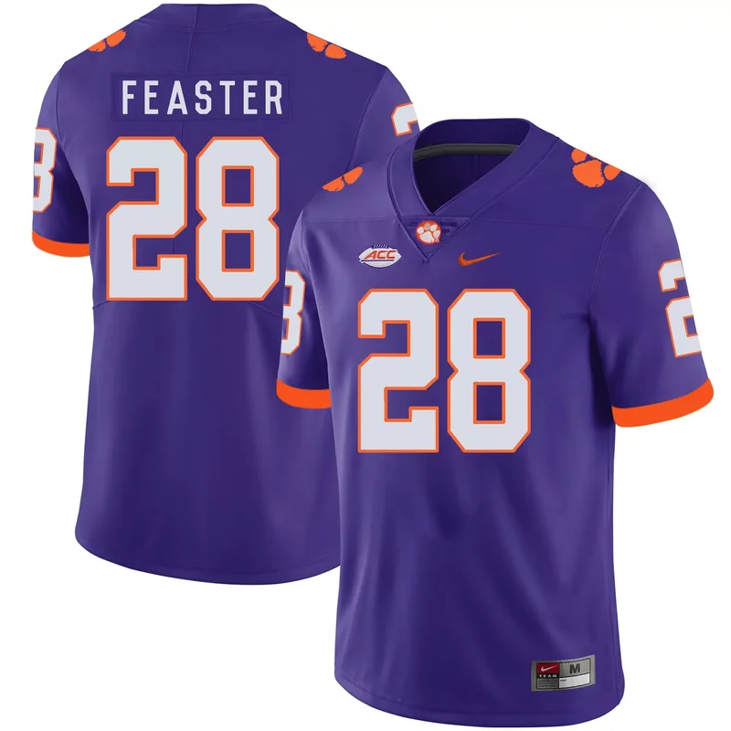 Clemson Tigers 25 Cordrea Tankersley Orange With Diamond Logo College Jersey - Image 3