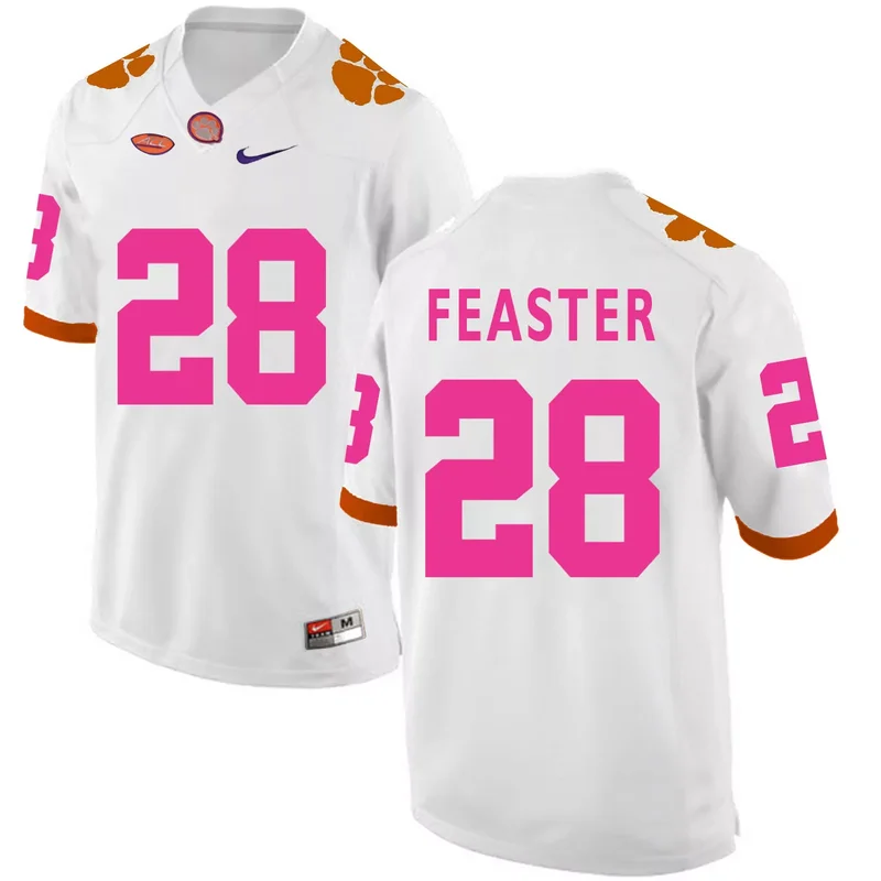 Clemson Tigers 25 Cordrea Tankersley Orange With Diamond Logo College Jersey - Image 4