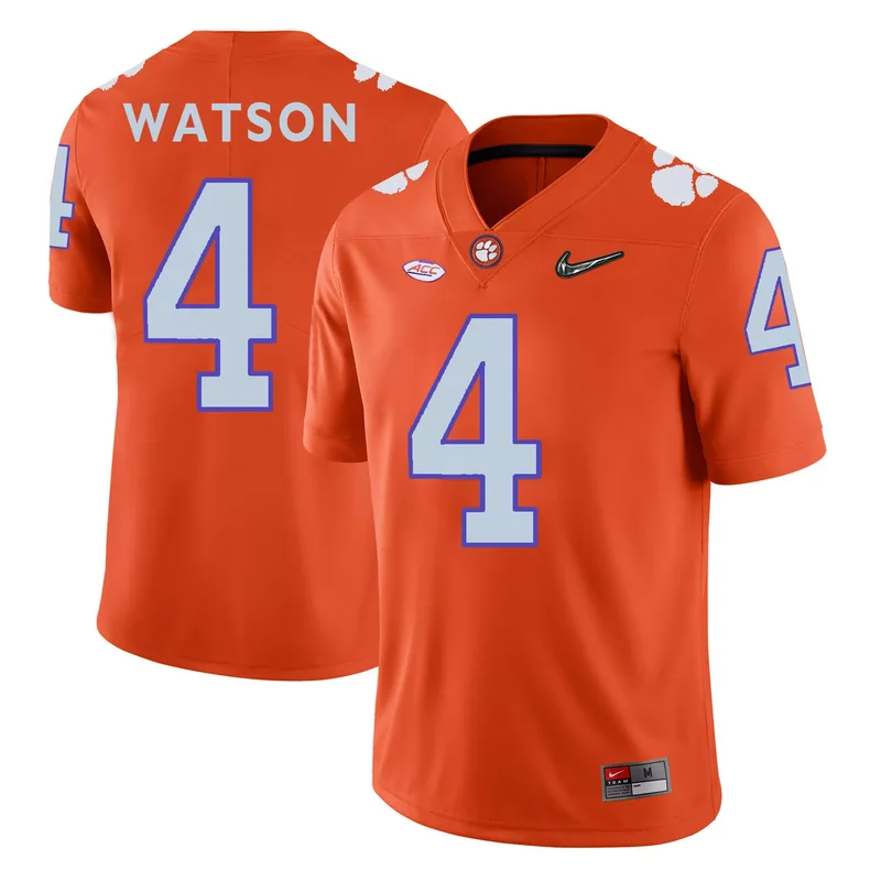 Clemson Tigers 3 Artavis Scott Orange College Jersey - Image 5