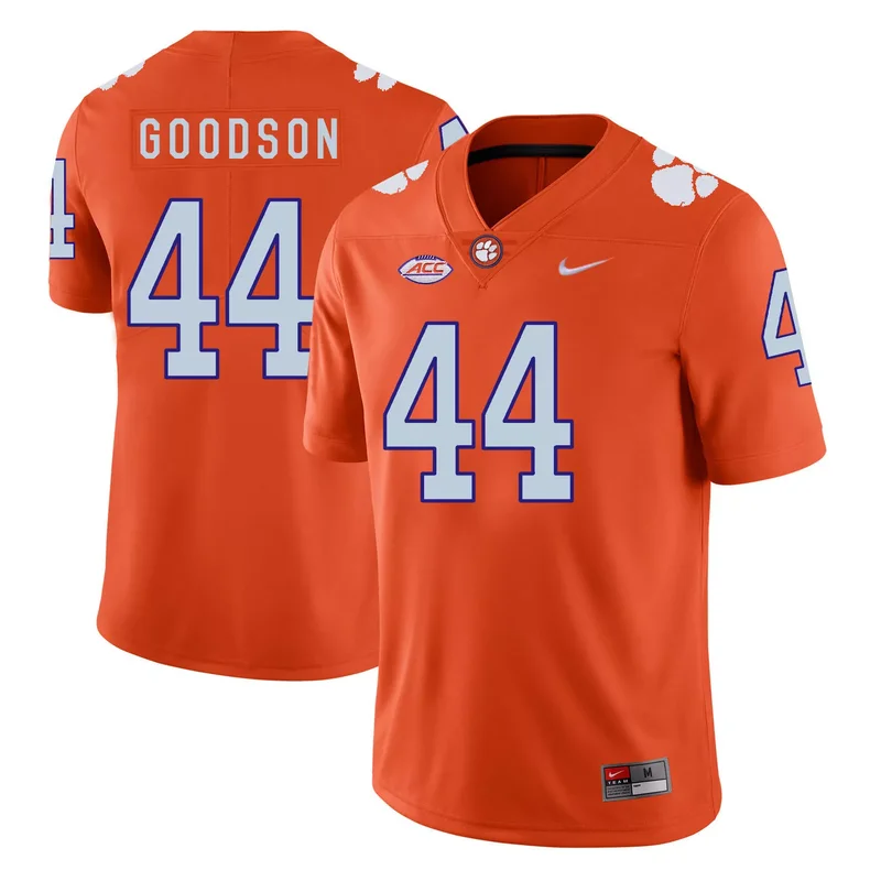 Clemson Tigers 42 Stephone Anthony Orange With Diamond Logo College Jersey - Image 4