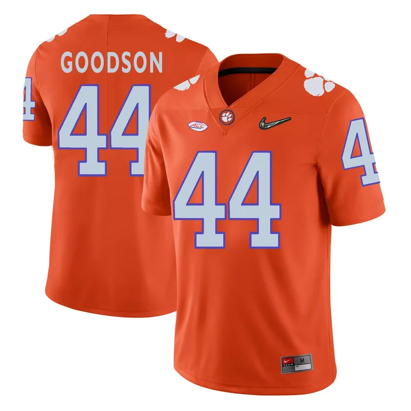 Clemson Tigers 42 Stephone Anthony Orange With Diamond Logo College Jersey - Image 5