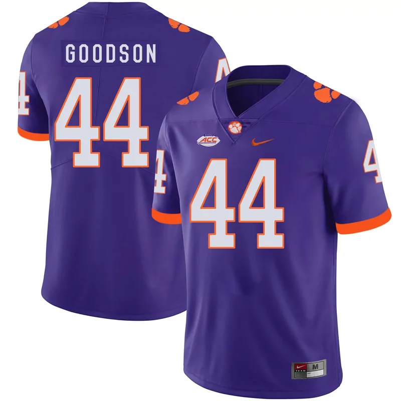 Clemson Tigers 44 B.J. Goodson Purple College Jersey