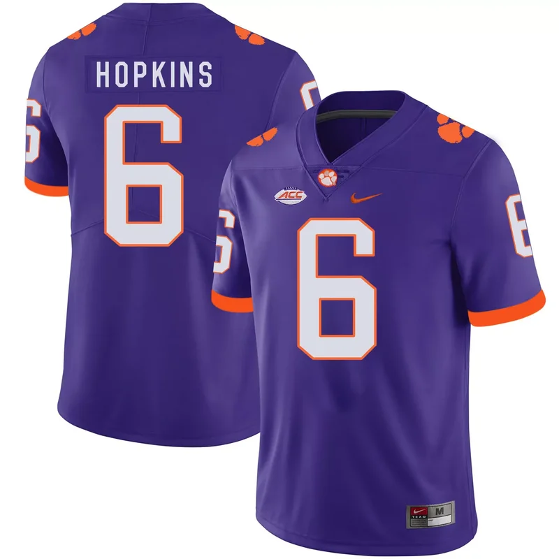 Clemson Tigers 50 Grady Jarrett Orange With Diamond Logo College Jersey - Image 4