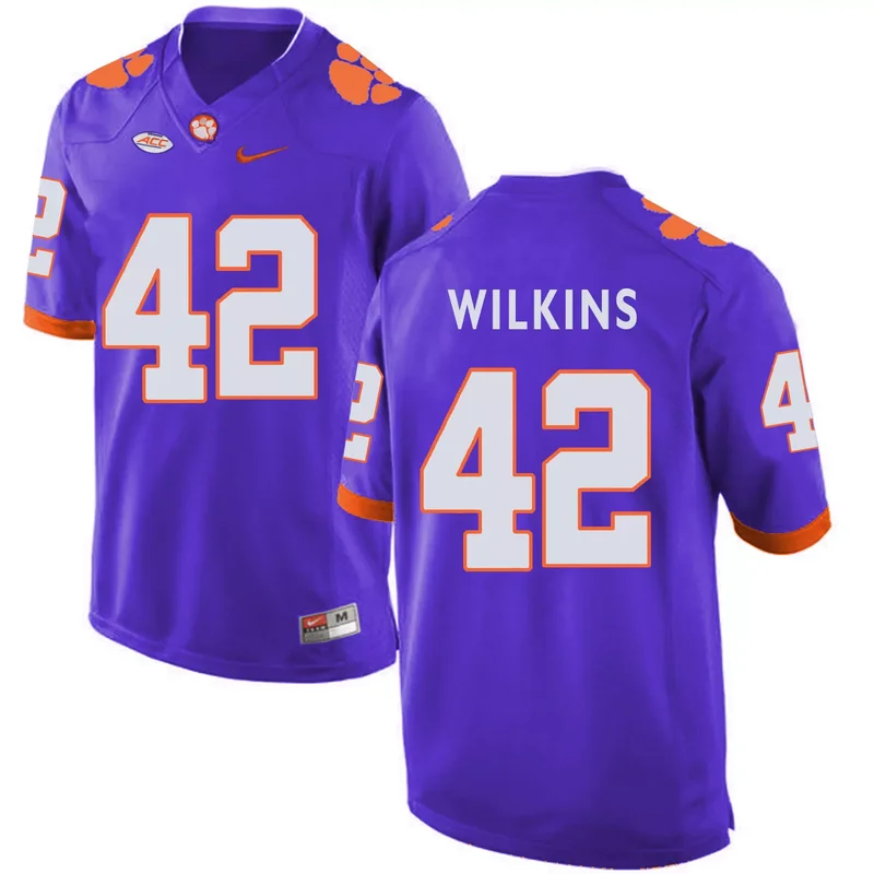 Clemson Tigers 7 Mike Williams Orange With Diamond Logo College Jersey - Image 5