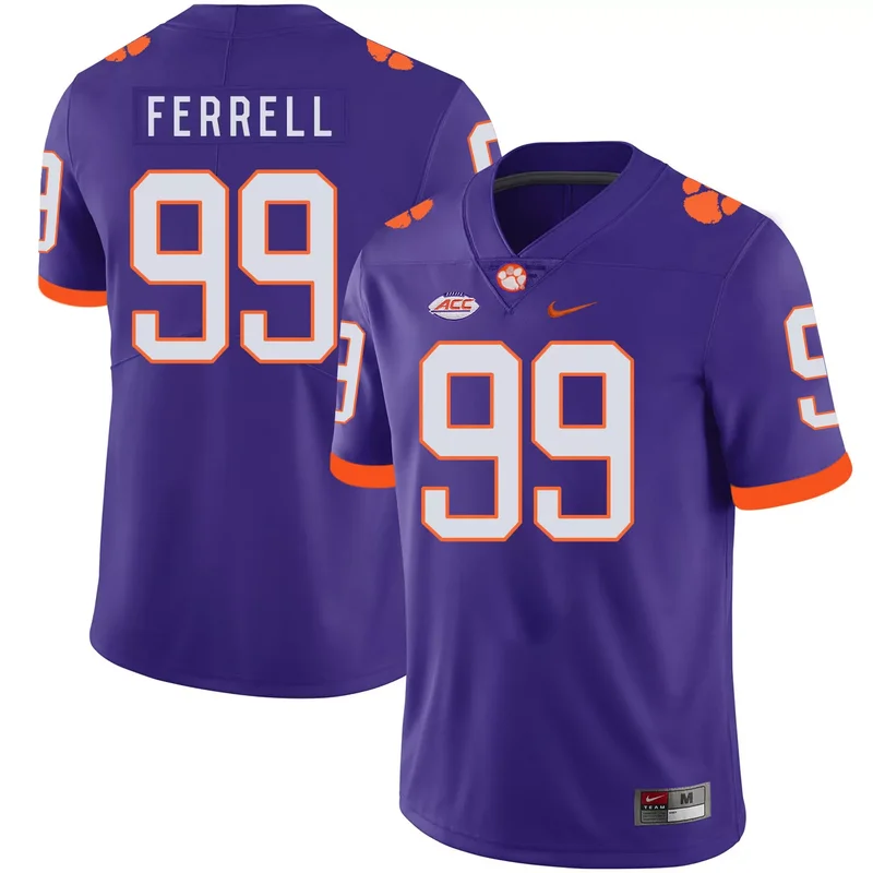 Clemson Tigers 98 Kevin Dodd Orange With Diamond Logo College Jersey - Image 3