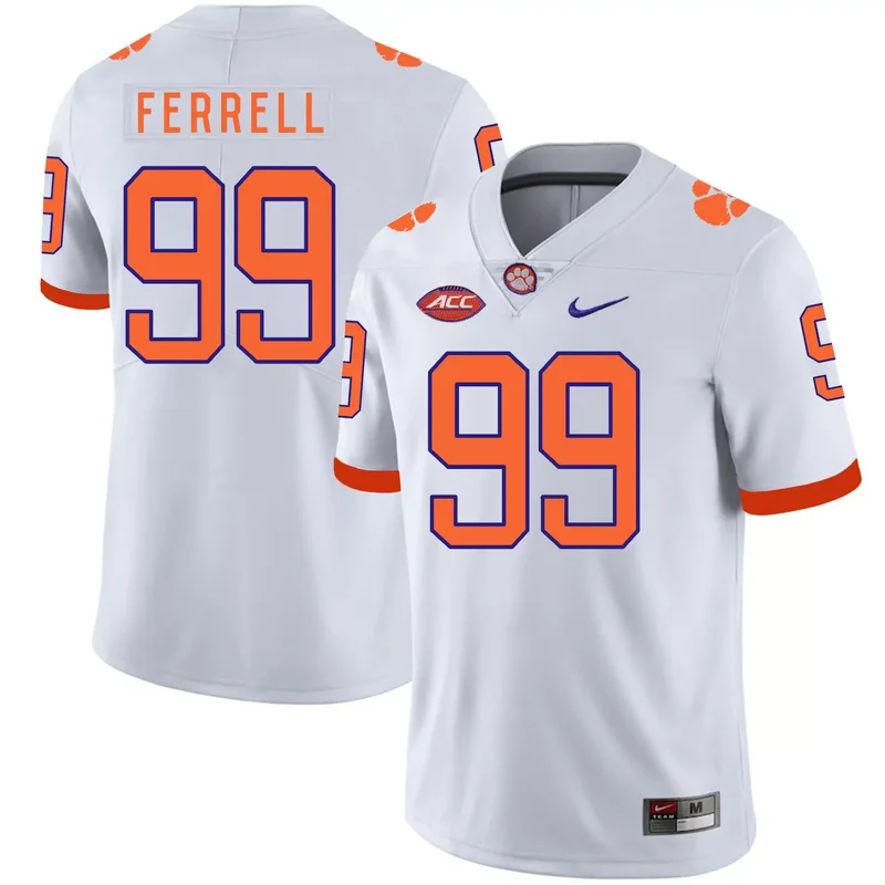 Clemson Tigers 98 Kevin Dodd Orange With Diamond Logo College Jersey - Image 4