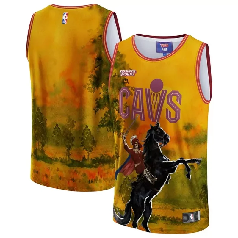Dean Wade Cleveland Cavaliers Fast Break Player Jersey Association Edition White - Image 5
