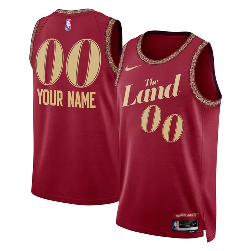 Darius Garland Cleveland Cavaliers Fast Break Jersey Wine Icon Edition - Image 5