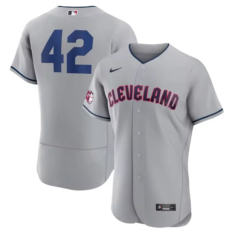 Shane Bieber Cleveland Guardians 2024 City Connect Jersey Navy - Image 2