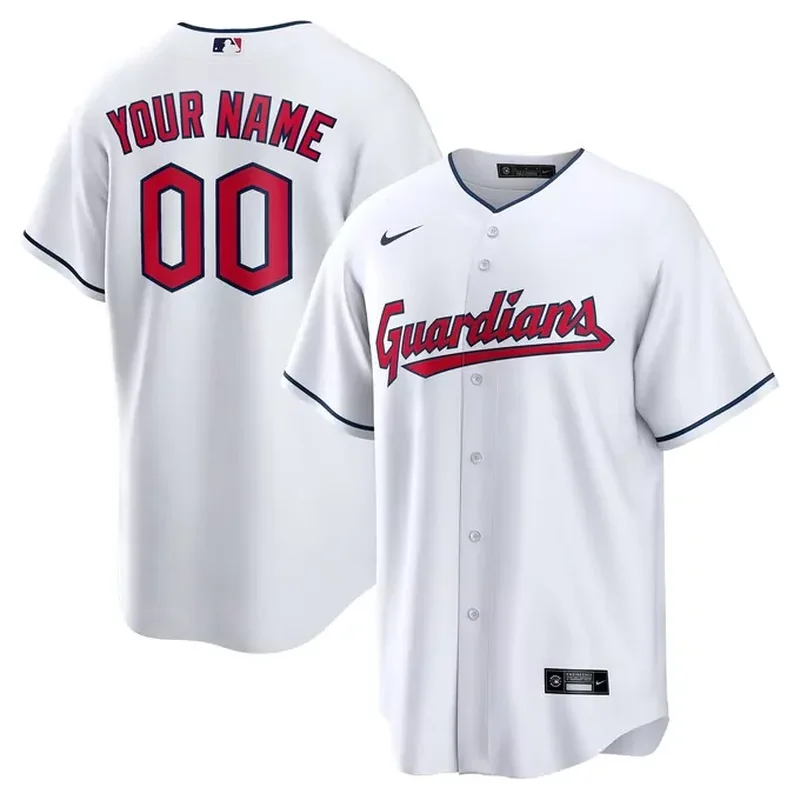 Jose Ramirez Cleveland Guardians Home Player Jersey White - Image 3