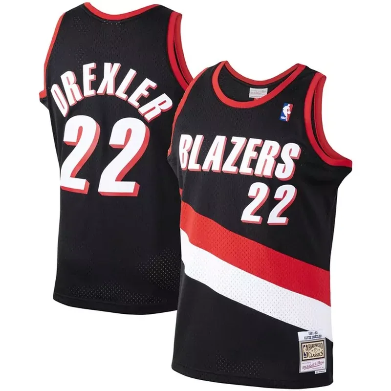 Rasheed Wallace Portland Trail Blazers 1999/00 Classics NBA 75th Anniversary Diamond Jersey Black - Image 2