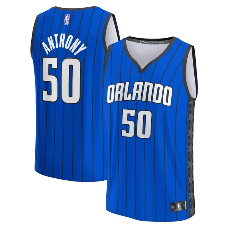 Markelle Fultz Orlando Magic Jordan Brand 2020/21 Jersey Statement Edition Blue - Image 4