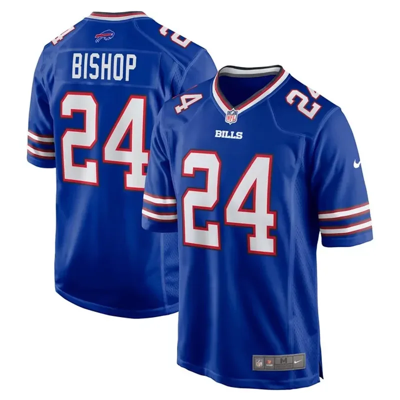 Bruce Smith Buffalo Bills Game Retired Player Jersey Royal - Image 4