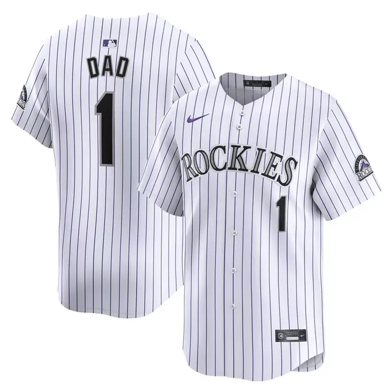 Austin Gomber Colorado Rockies Home Player Jersey White - Image 3