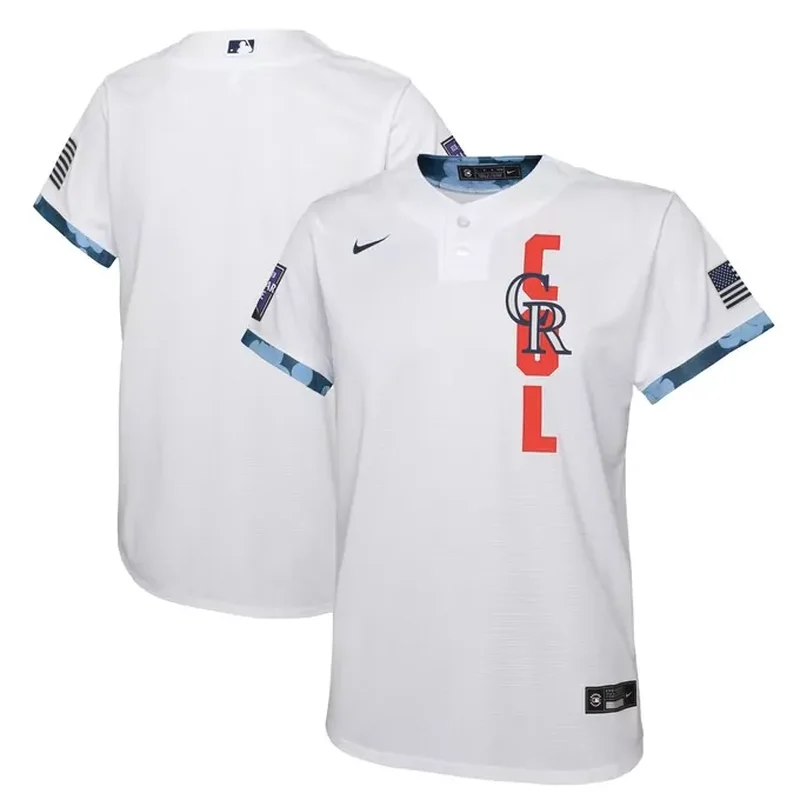 Colorado Rockies 2021 MLB All-Star Game Jersey White