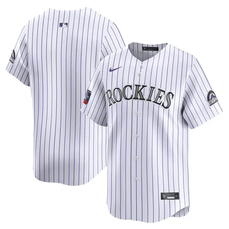 Colorado Rockies 2024 MLB World Tour Mexico City Series Home Jersey â€“ White