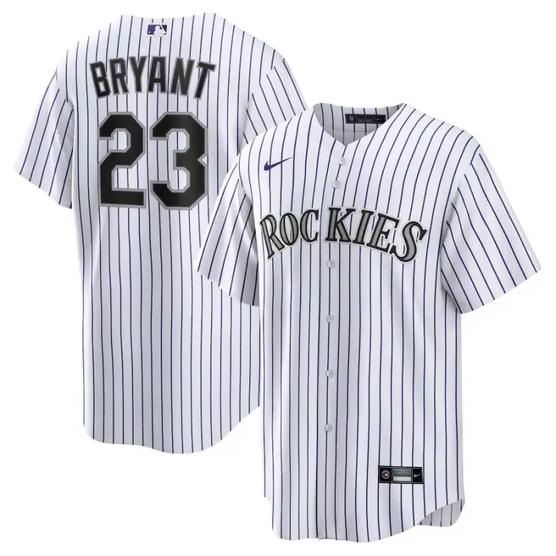 Mens Colorado Rockies Purple Alternate 2020 Team Baseball jersey - Image 2
