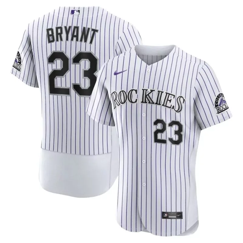 Mens Colorado Rockies Purple Alternate 2020 Team Baseball jersey - Image 5