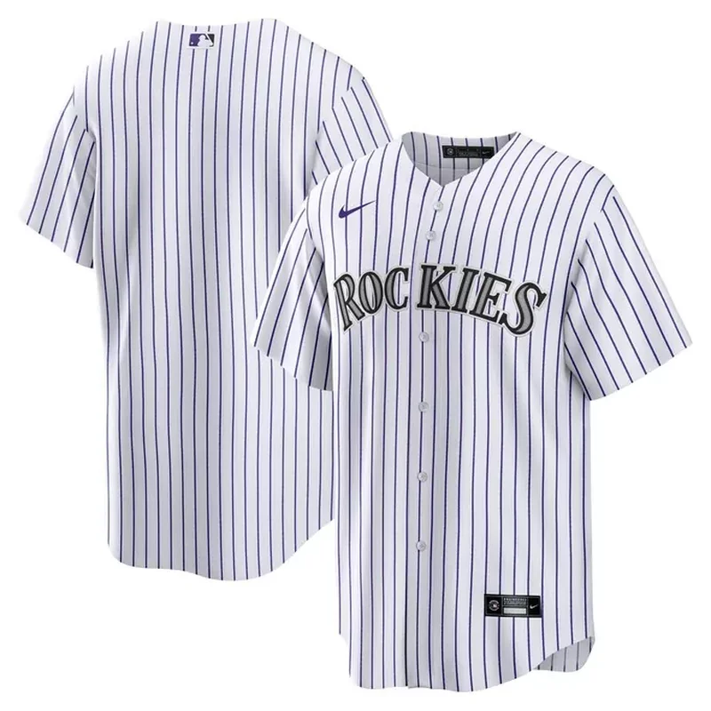 Cal Quantrill Colorado Rockies Home Player Jersey White - Image 4