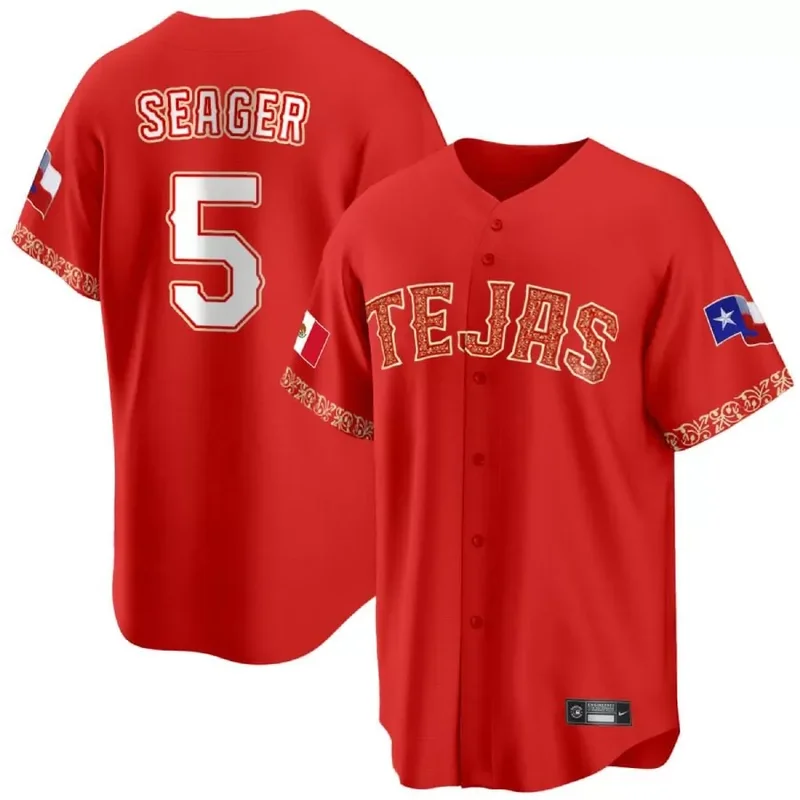 Cool Base Corey Seager Men s Texas Rangers Mexican Heritage Night Jersey All Stitched