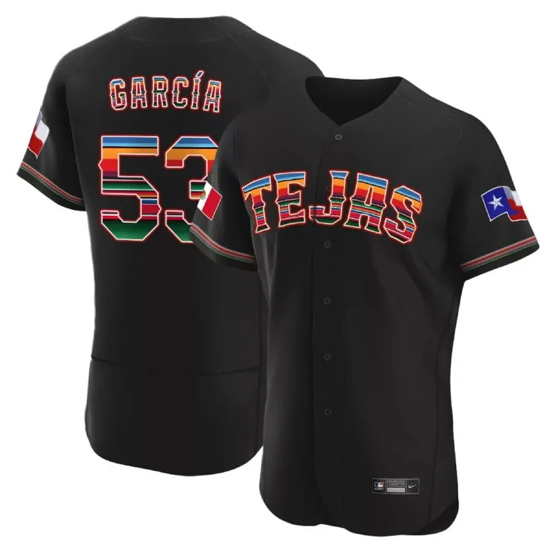 Cool Base Nathaniel Lowe Texas Rangers Mexican Black Collection Jersey All Stitched - Image 3