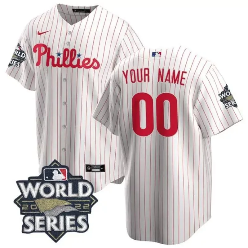 Cool Base Team Philadelphia Phillies 2022 World Series Home Player Jersey All Stitched - Image 5