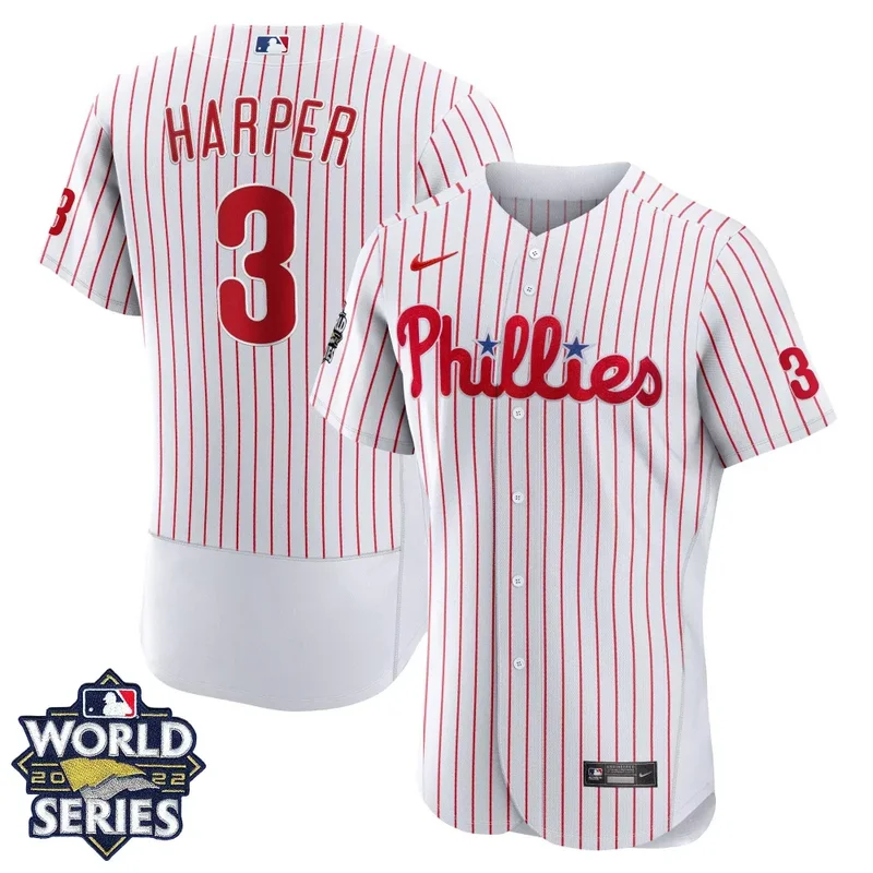 Cool Base Team Philadelphia Phillies 2022 World Series Home Player Jersey All Stitched - Image 2